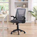 Javlergo Office Chair Mid Back Swivel Lumbar Support Desk Chair, Computer Ergonomic Mesh Chair with Armrest