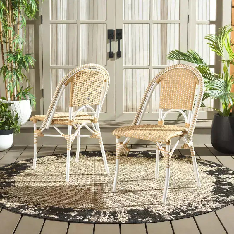Torino Side Chair Indoor/Outdoor (Set of 2) - PAT7550 - Safavieh