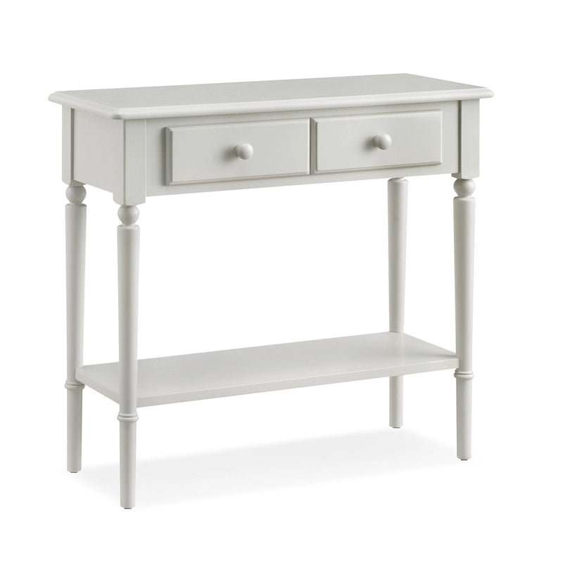 Leick Home Coastal One Drawer Narrow Hall Console Sofa Table
