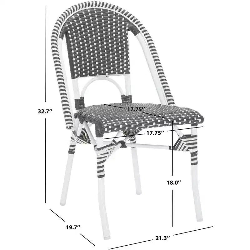Torino Side Chair Indoor/Outdoor (Set of 2) - PAT7550 - Safavieh