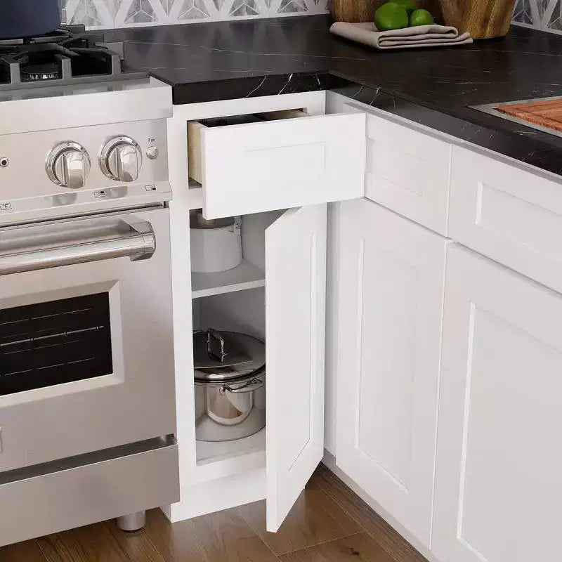 CASAINC 12 in. W x 34.5 in. H x 24 in. D Base Kitchen Cabinet with 1 Soft-Close Drawer  Plywood Frame, Full Overlay Front