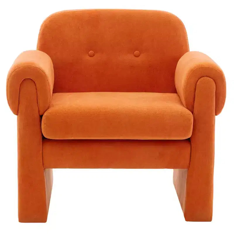 Hyleory Downy Fluffy Cloud Upholstered Accent Chair,Armchair for Bedroom Reception Area Reading Room Living Room