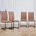 Modern Dining Chairs PU Faux Leather set of 4