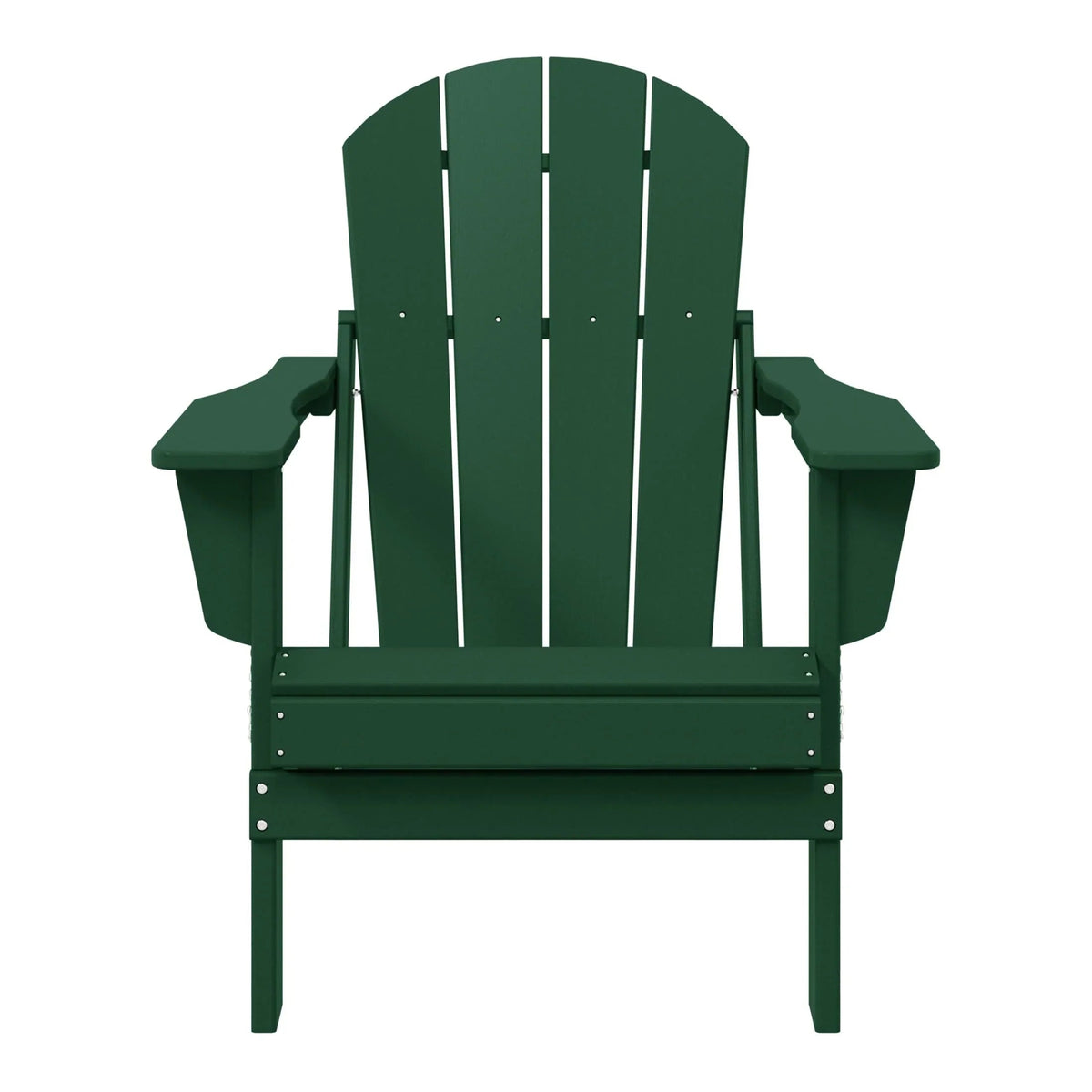Polytrends Laguna Fade Resistant All Weather Outdoor Patio Folding Adirondack Chair