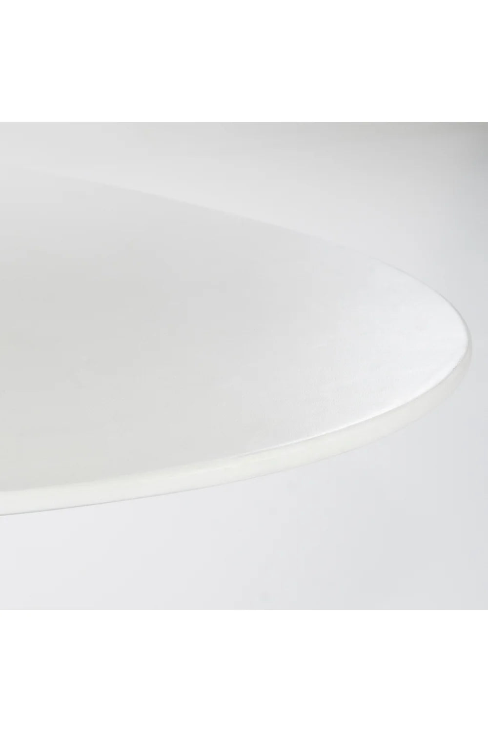White Oval Dining Table