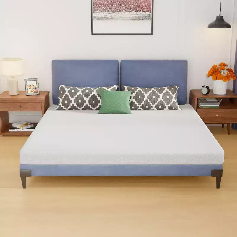 FDW 5 Inch Memory Foam Mattress Medium Firm Mattresses CertiPUR-US Certified Bed-in-a-Box Pressure Relieving ,Fiberglass Free,White