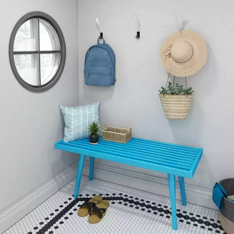 Plank+Beam Entryway Bench, Solid Wood End of Bed Bench for Bedroom, Hallway, Porch, 41.25