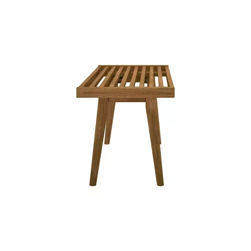 Plank+Beam Entryway Bench, Solid Wood End of Bed Bench for Bedroom, Hallway, Porch, 41.25