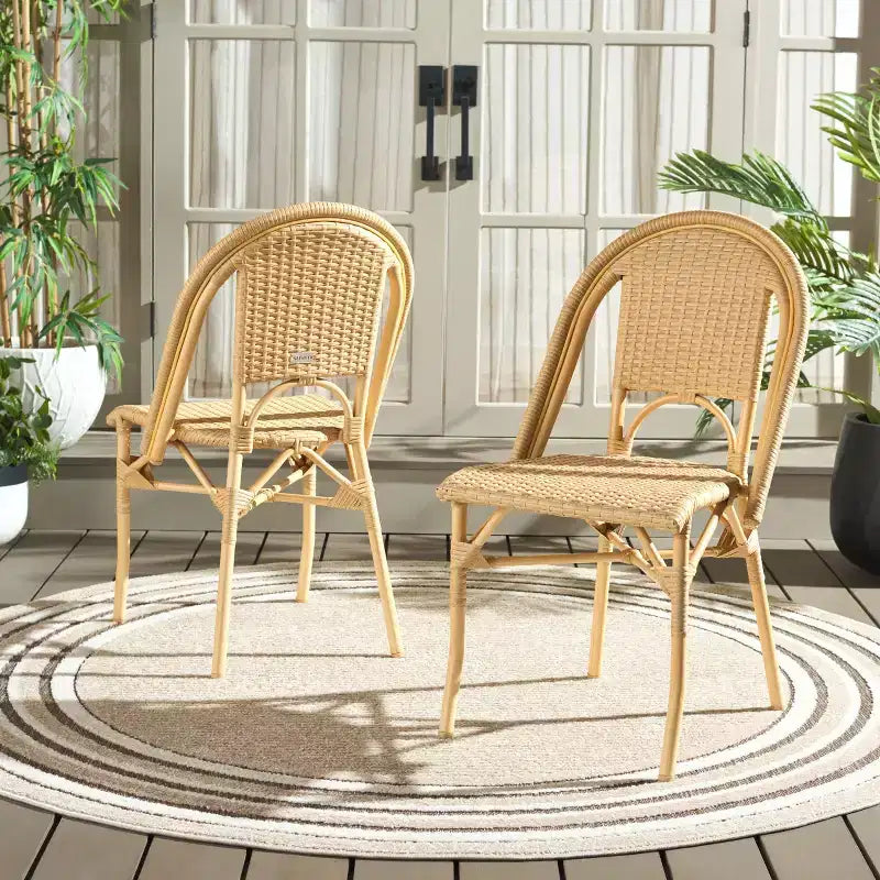 Torino Side Chair Indoor/Outdoor (Set of 2) - PAT7550 - Safavieh