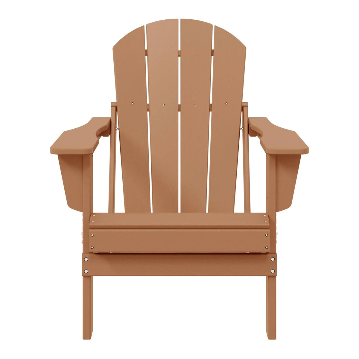 Polytrends Laguna Fade Resistant All Weather Outdoor Patio Folding Adirondack Chair