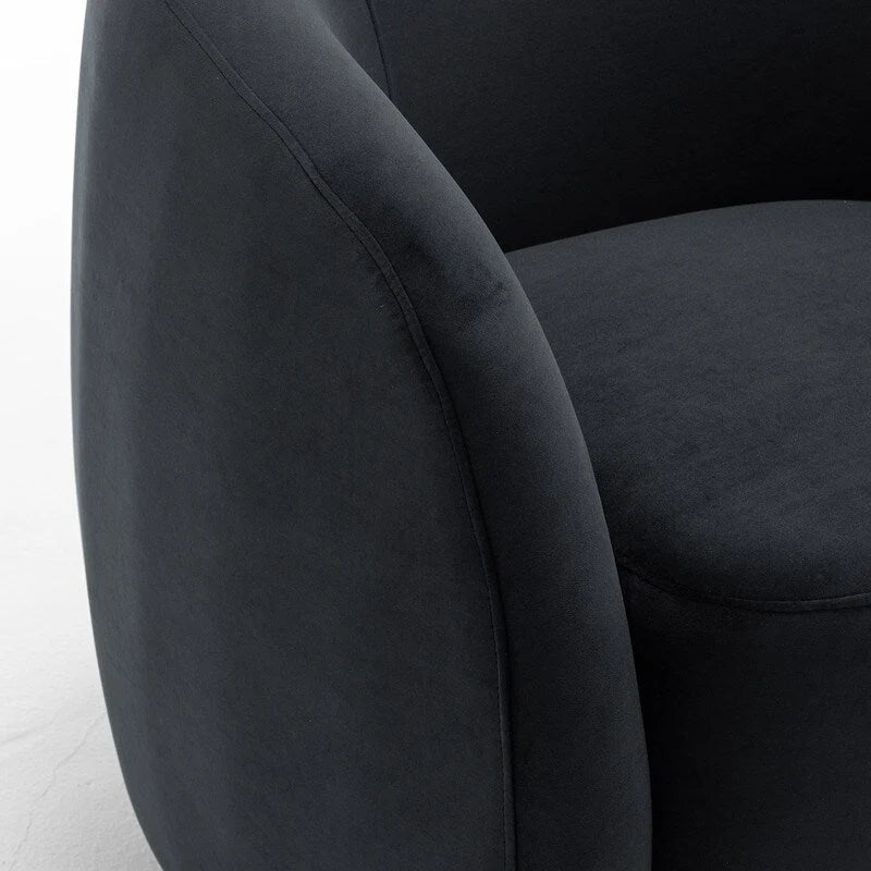Modern Swivel Barrel Accent Chair