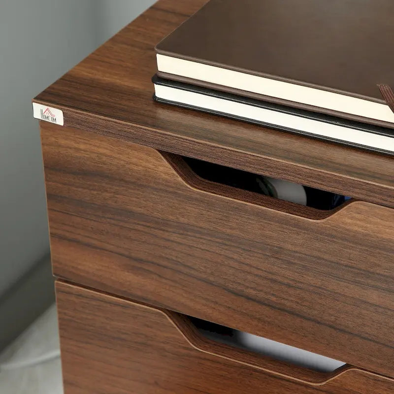 Meuble de rangement mobile sous bureau à 3 tiroirs avec roulettes verrouillables
