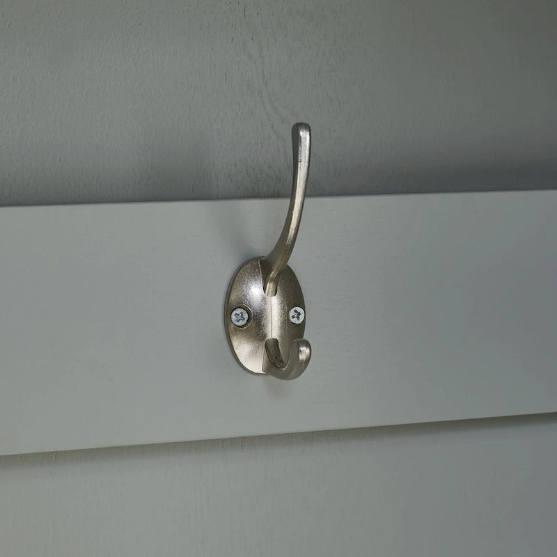 Ensemble d'entrée 3 pièces avec patère, placard de rangement et étagères réglables
