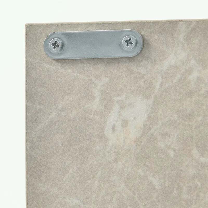 Meuble d'angle de rangement pour salle de bain avec double porte et étagères réglables