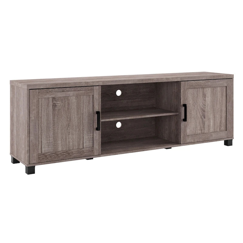 Virlomi TV Stand with Doors, TVs up to 85
