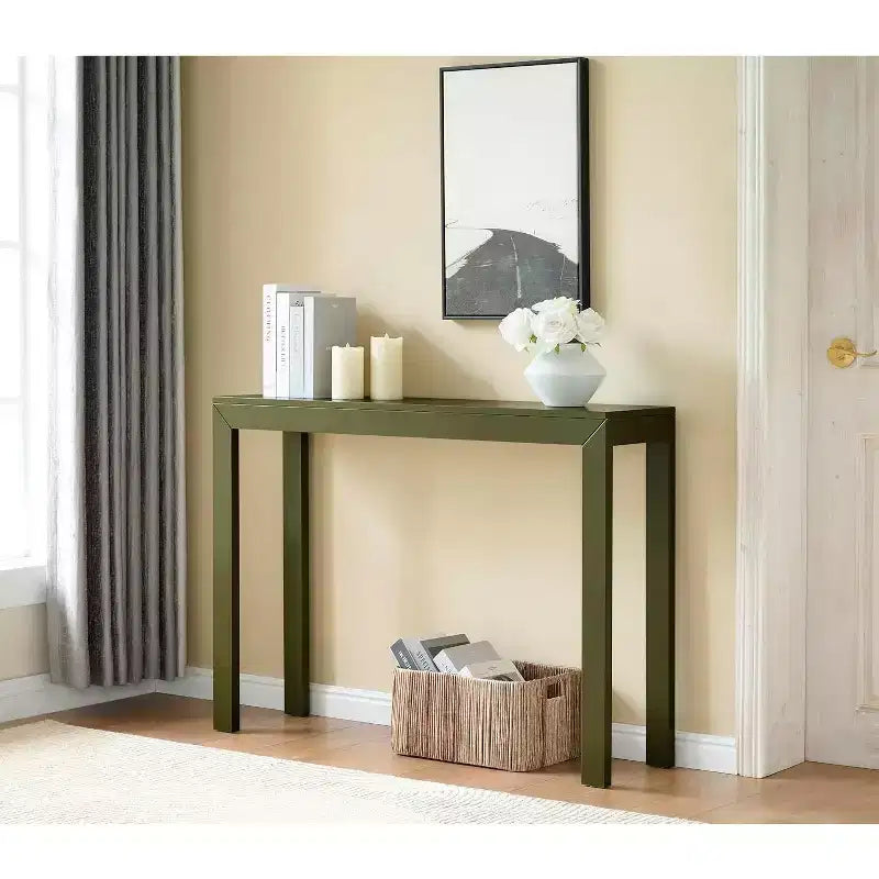 Kings Brand Furniture Russel Console Table - Modern Entryway Sofa Table, Behind The Couch, Hallway, Living Room