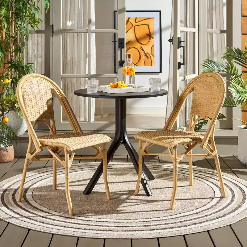 Torino Side Chair Indoor/Outdoor (Set of 2) - PAT7550 - Safavieh