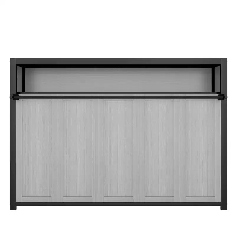 Twin Size Murphy Bed with Shelves, Metal Wall Bed with Foldable Design for Small Space