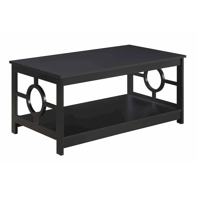 Ring Coffee Table with Shelf