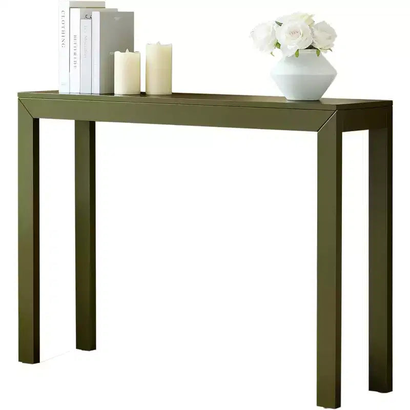 Kings Brand Furniture Russel Console Table - Modern Entryway Sofa Table, Behind The Couch, Hallway, Living Room