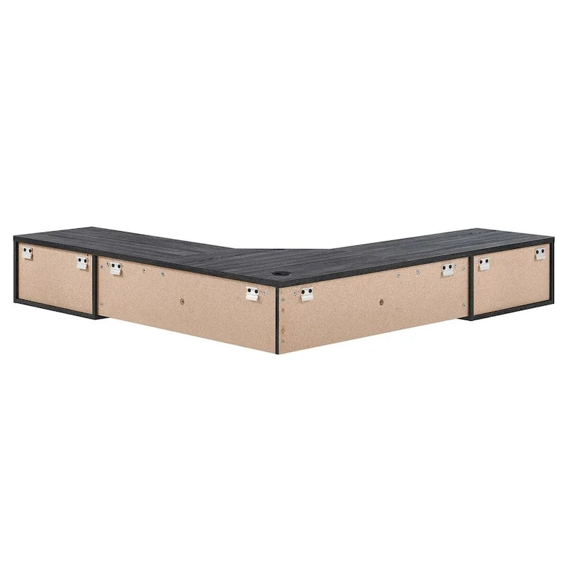 Render Wall Mount Corner Office Desk