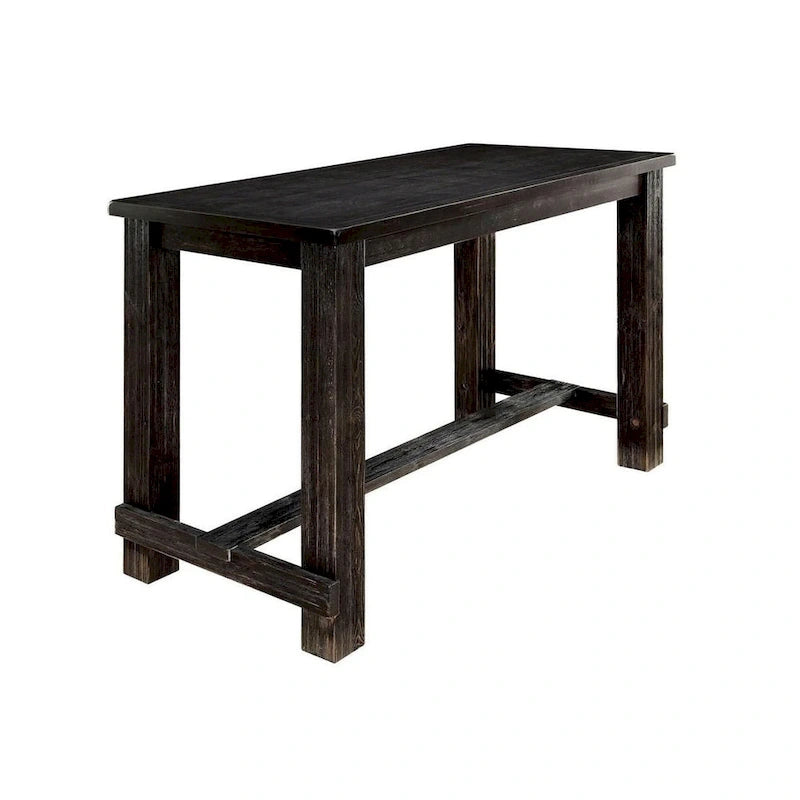 Rustic Wooden Rectangular Bar Table