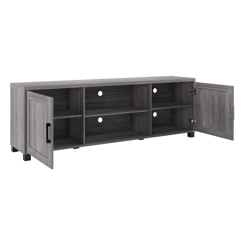 Virlomi TV Stand with Doors, TVs up to 85