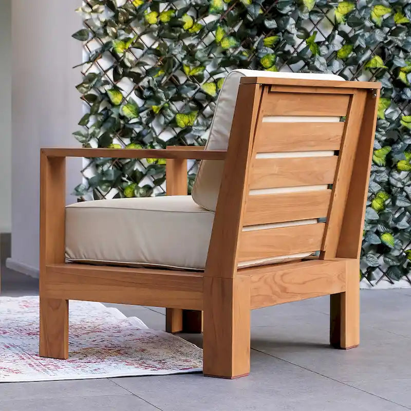 Cambridge Casual Logan 3-piece Teak Outdoor Set with Sunbrella Cushion