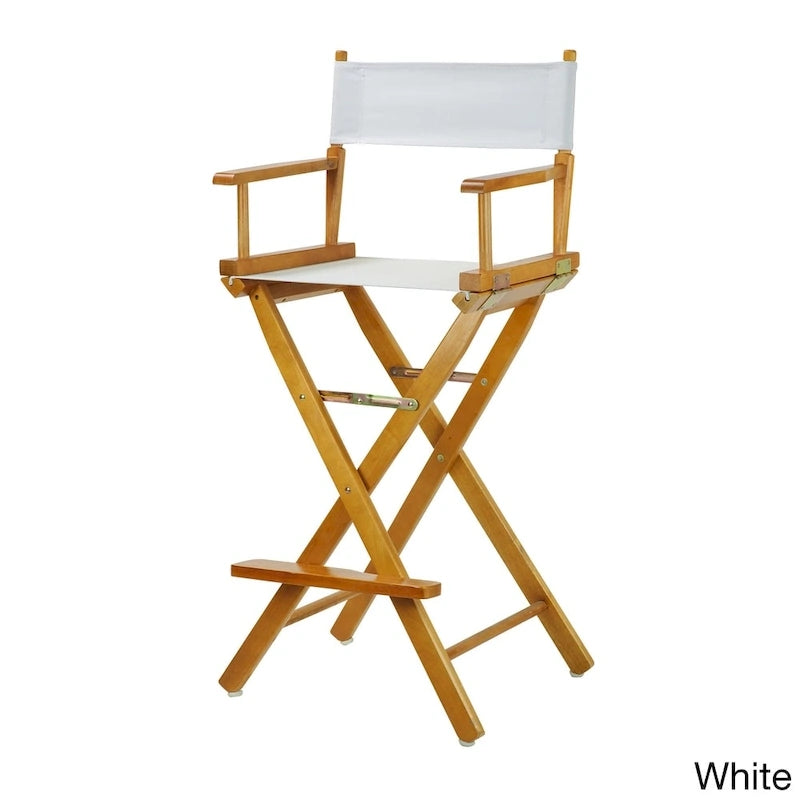 Honey Oak Frame 30-inch Directors Chair