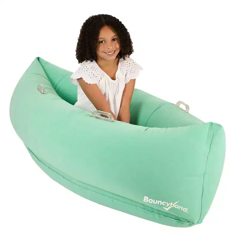 Bouncyband Comfy Hugging Peapod Sensory Pod, 60, Ages 6-12 Up to 3-51 Tall, Green